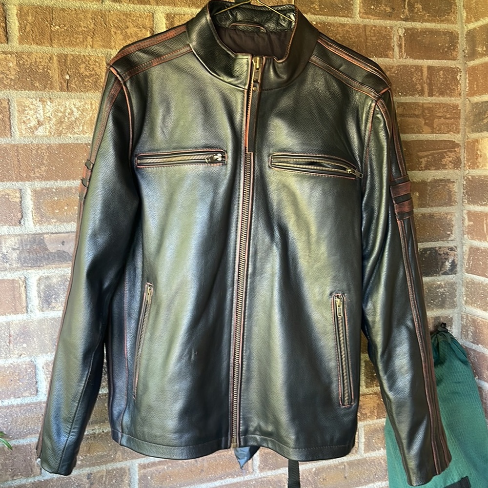 Black River leather jacket